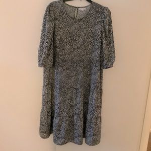 Ankle length dress by Ophelia Rose. Made in China.